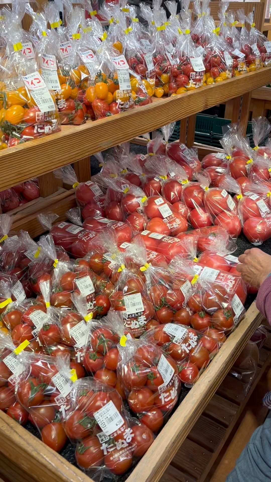 真っ赤な色には栄養成分がたっぷり！トマト
リコピン、ビタミンCたっぷりぜひ食べて下さい。
ミニトマト・ミディートマト・大玉トマト入荷してます。