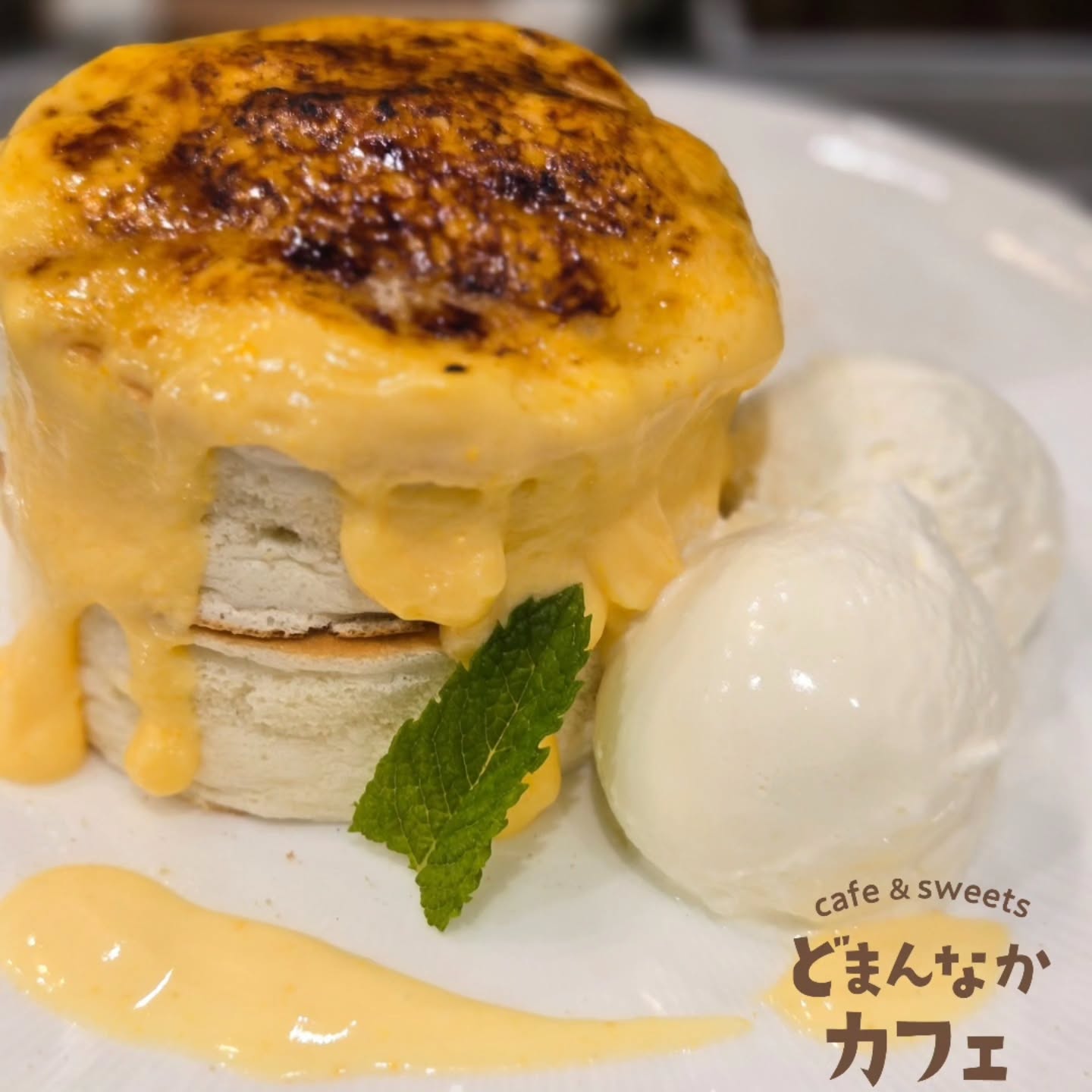 です

10月も残り2日ですね。
今日のおすすめは『クレームブリュレのパンケーキ』！
表面のパリパリと、ふわっとしたパンケーキが
コーヒー、紅茶がよく合います

ぜひご利用ください