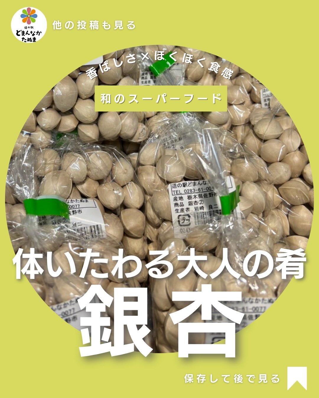 雪のためお足元には十分お気をつけください
本日は滋養強壮に役立つ食材
「銀杏」のご紹介になります
寒さが本格化するこの季節️
体調管理や疲れ対策におすすめなのが
「銀杏(ぎんなん)」です
実は銀杏は、ビタミンB群が豊富で疲労回復・冷え対策・免疫サポートにも◎
今回は、
定番の塩炒り
電子レンジおつまみ
茶碗蒸し・炊き込みご飯
バターソテー
など、すぐ試せる活用法をまとめました
さらに、長持ち保存テクも紹介しているのでまとめ買いした方にもおすすめです!
「最近ちょっと疲れ気味…」
「季節の食材を上手に使いたい」そんな方は、ぜひ銀杏生活はじめてみてください
気になるレシピは【保存】して、おうちごはんで活用してくださいね
⸻