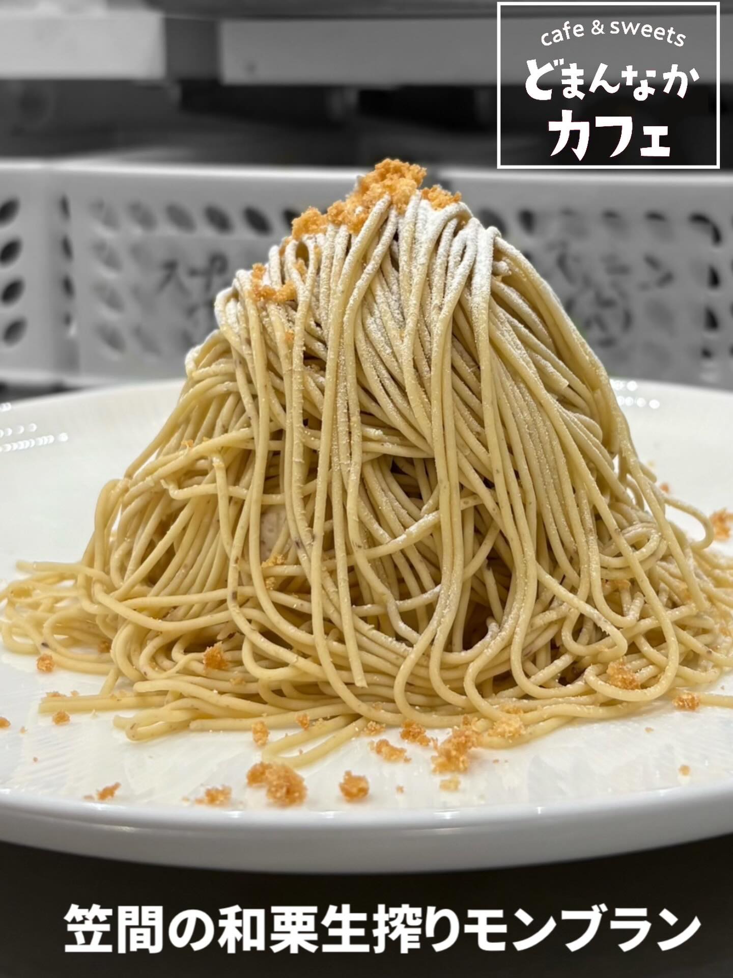 こんにちは︎ 
です️ 
いつもご利用いただきありがとうございます︎ 

濃厚な栗と生クリームの絶妙な甘さが
特徴の【笠間の和栗生搾りモンブラン】
まだまだ大好評販売中です︎

繊細に絞り出された視覚的にも美しい🩷

ぜひご堪能くださいませ🫶 

お飲み物とのセットもおすすめです️